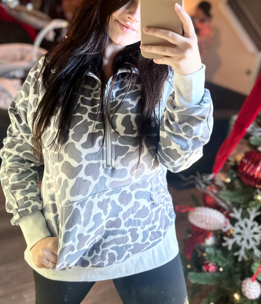 Camo Quarter Zip