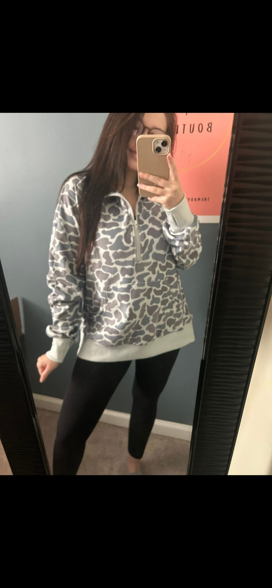Camo Quarter Zip