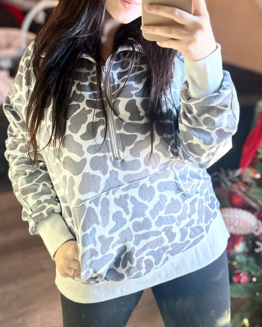 Camo Quarter Zip